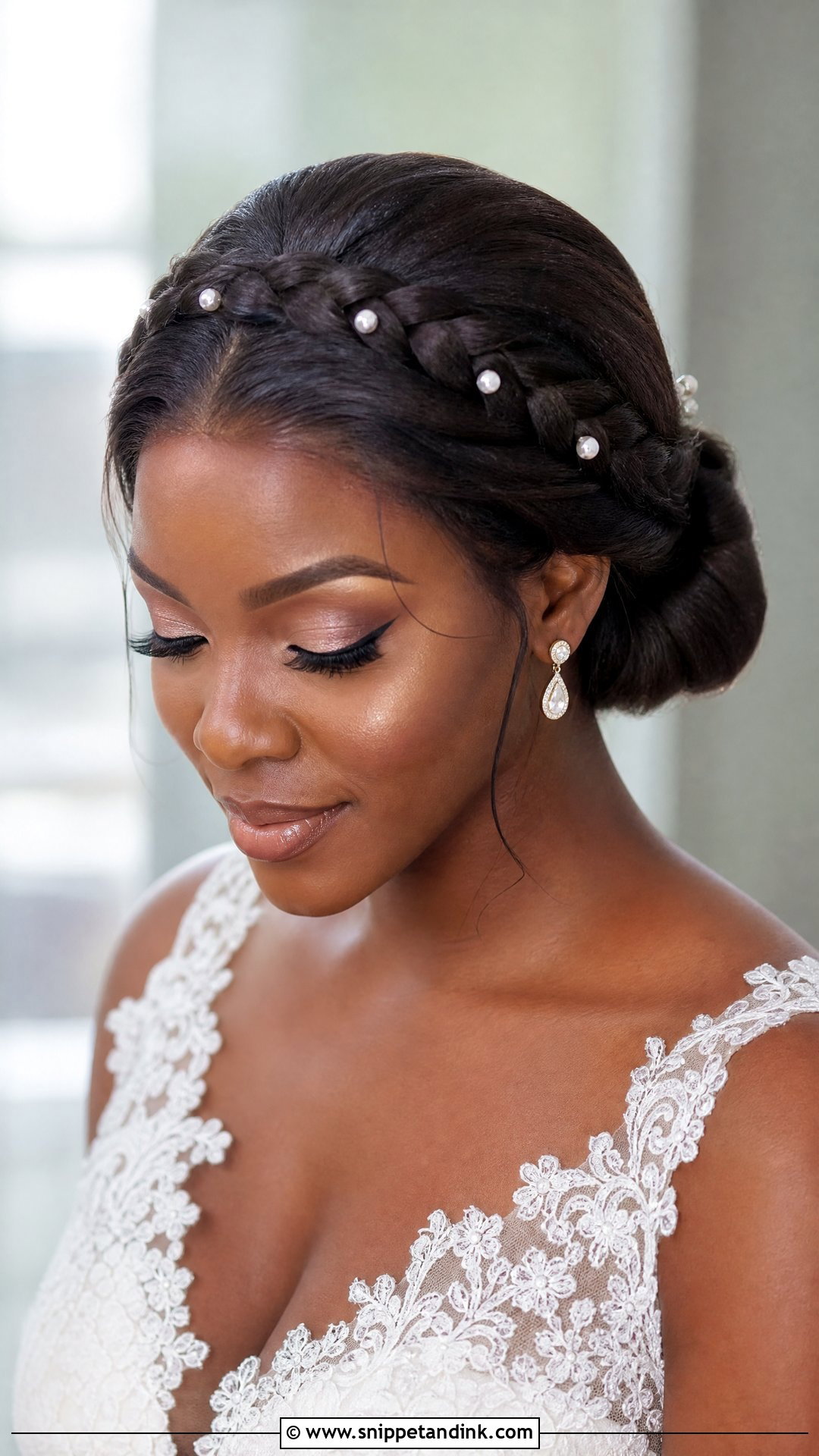Frontal Bridal Braided Bun - Snippet and Ink - 15 Frontal Bridal Hairstyles