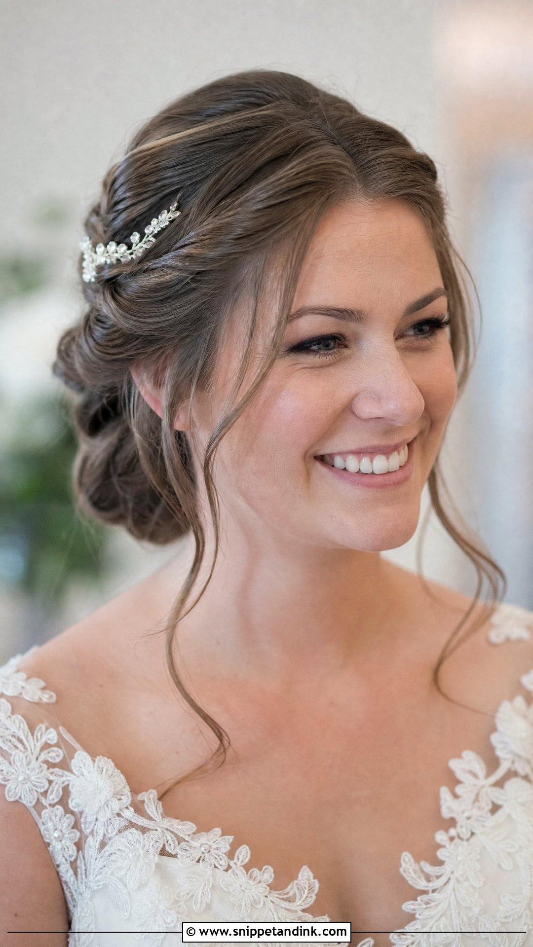 Frontal Wedding Twisted Updo - Snippet and Ink - 15 Frontal Wedding Hairstyles
