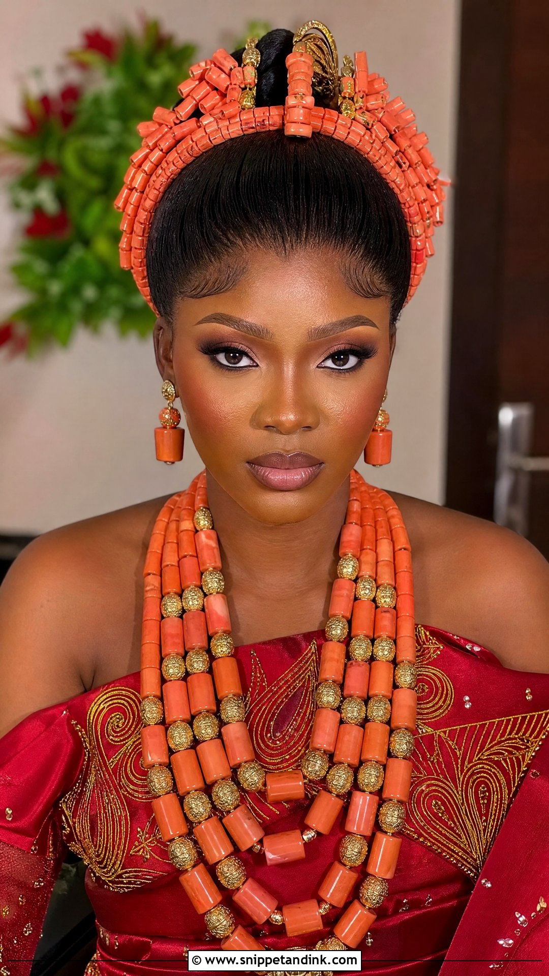 Frontal Wig Edo Okuku Hairstyle - Snippet and Ink - 15 Edo Bride Hairstyle Ideas