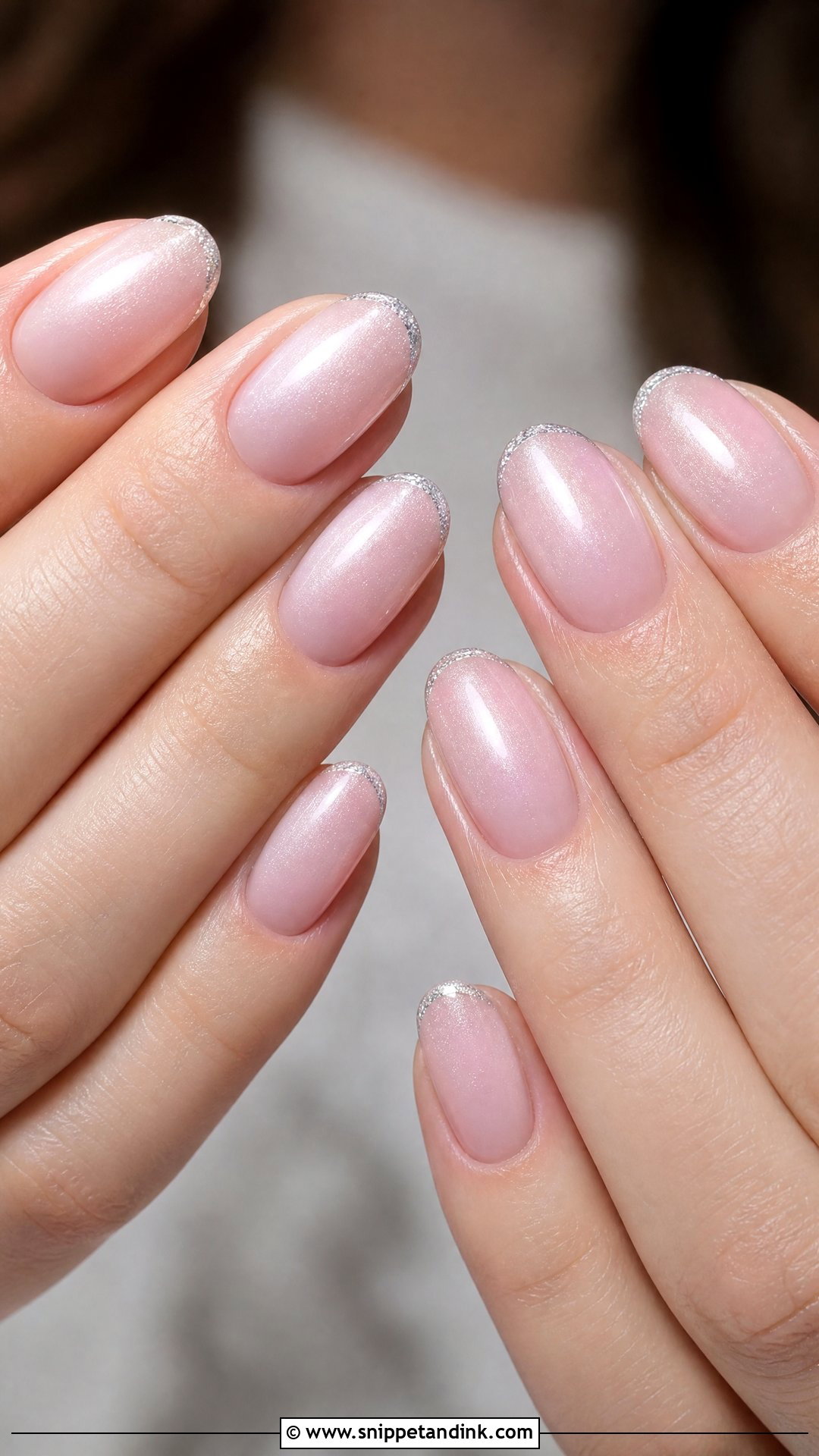 Frosted Pink Winter Wedding Nails - Snippet and Ink - 25 Winter Wedding Nails