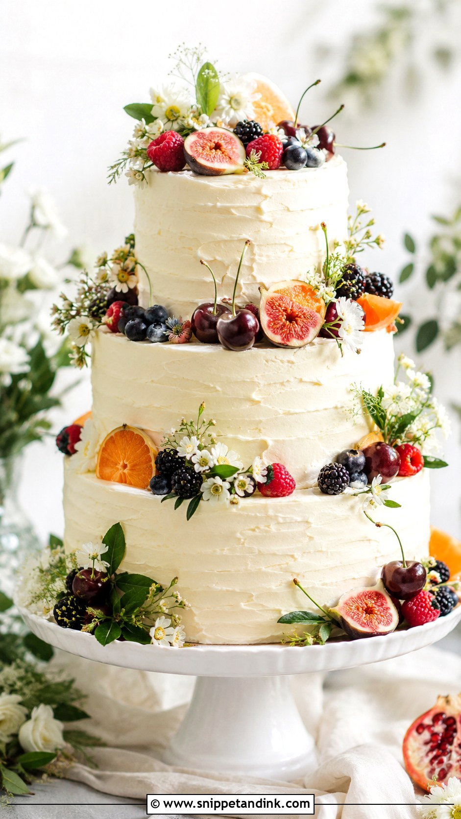 Fruit Wedding Cake - Snippet and Ink - 20 Best Cake Design Ideas for Wedding