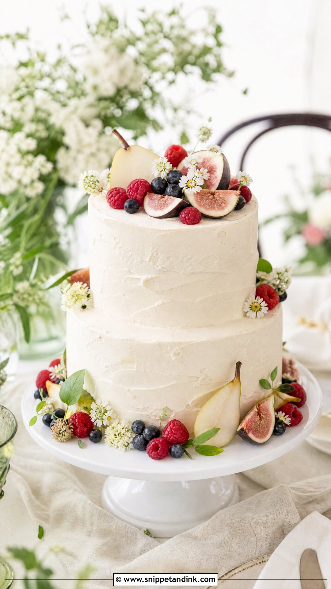 Fruit Wedding Cake - Snippet and Ink - 20 Trendy Wedding Cake Ideas