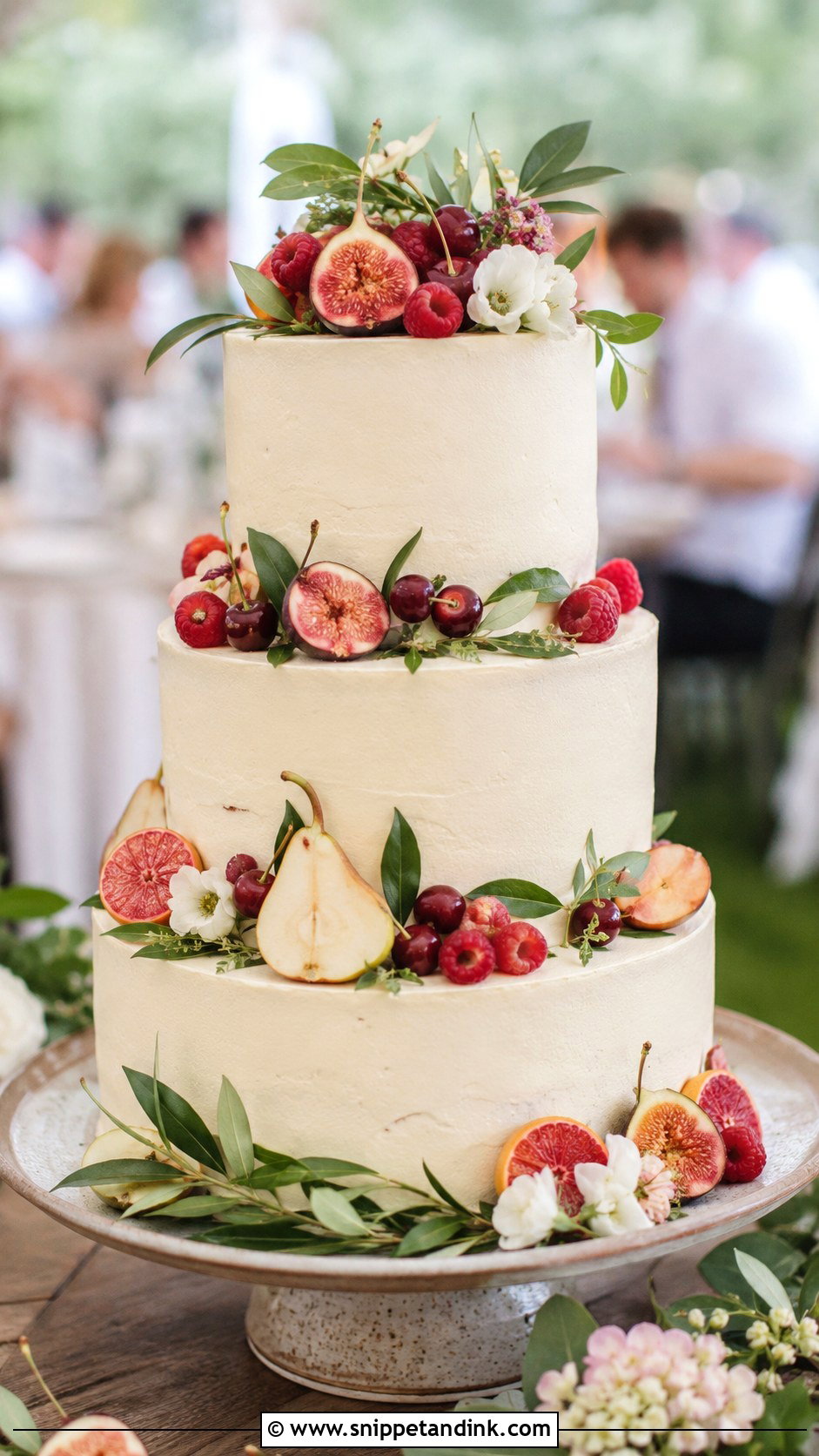 Fruit Wedding Cake - Snippet and Ink - 20 Uk Cake Design Ideas for Wedding