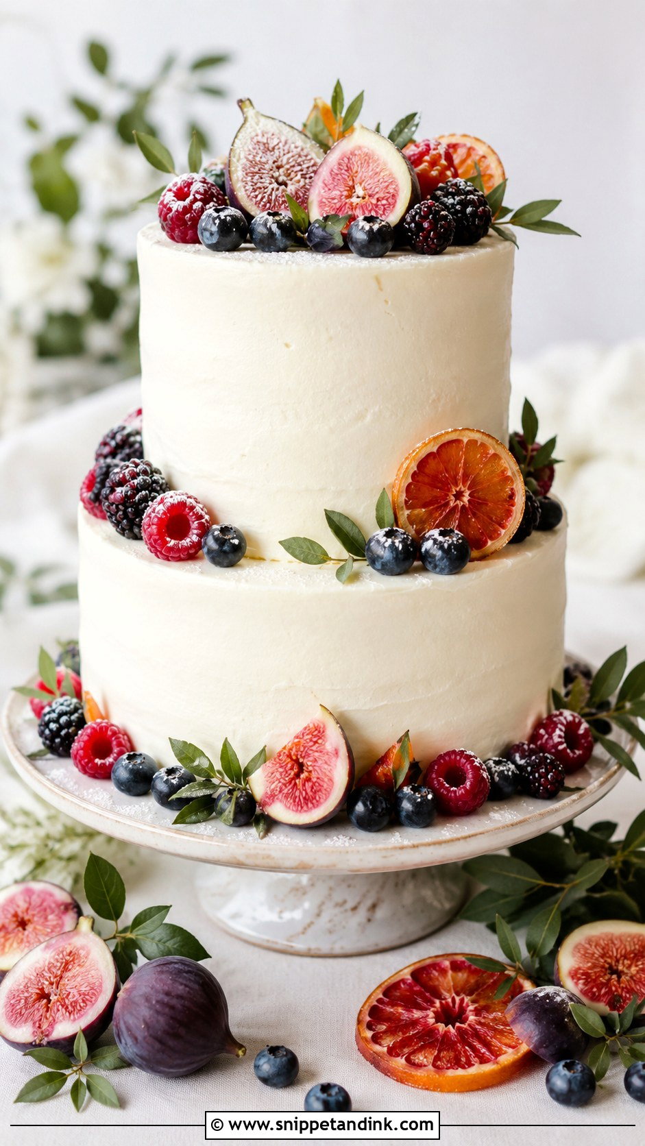 Fruit Wedding Cake - Snippet and Ink - 20 Cake Photoshoot Aesthetic Ideas for Wedding