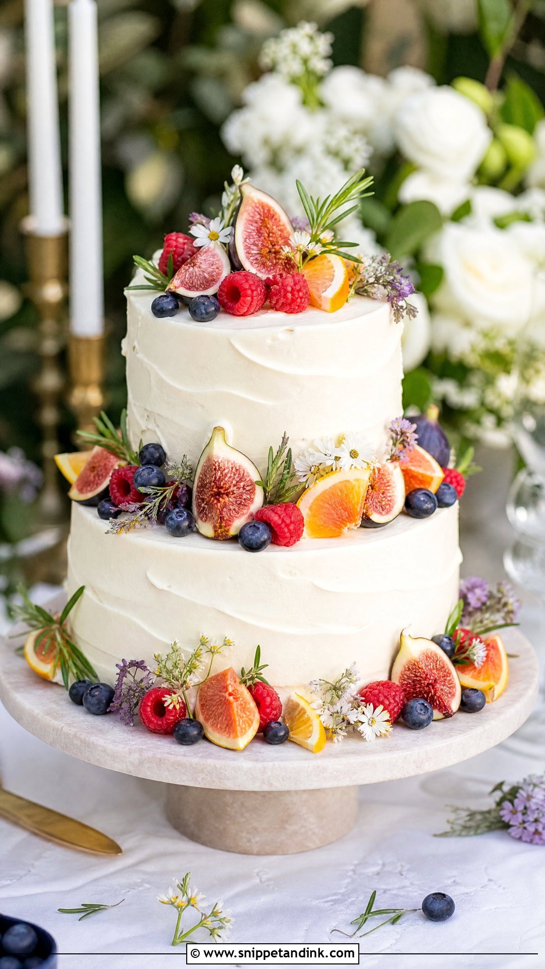 Fruit Wedding Cake - Snippet and Ink - 25 Latest Cake Design Ideas for Wedding
