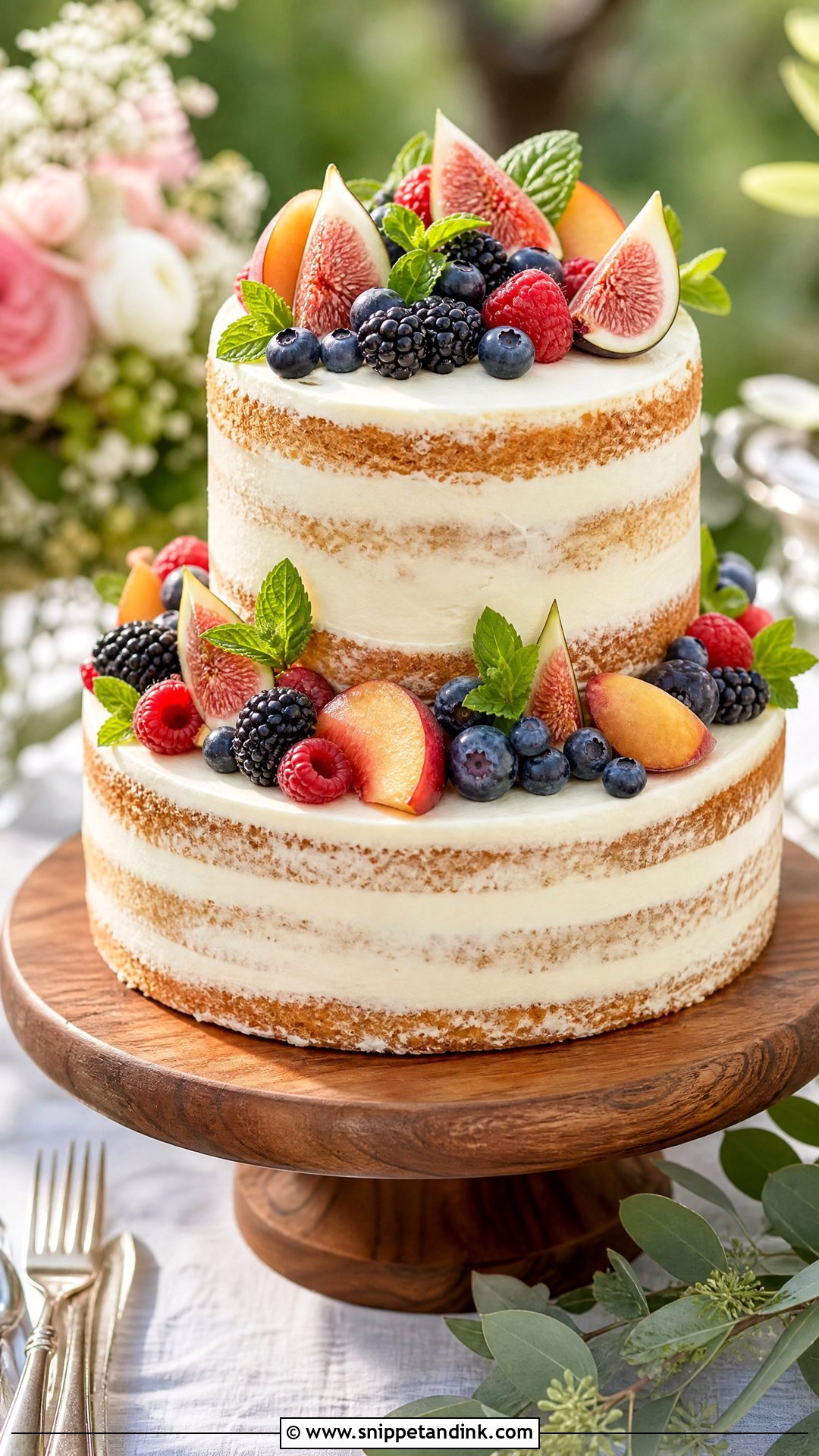 Fruit Wedding Cake - Snippet and Ink - 25 Unique Wedding Cakes