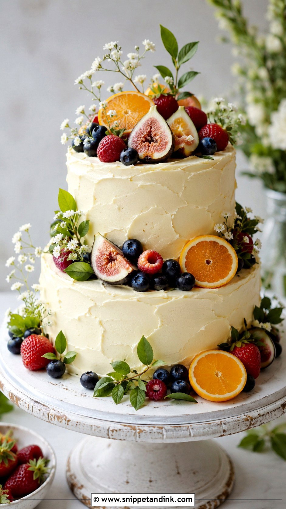 Fruit Wedding Cake - Snippet and Ink - 25 Wedding Cake Business