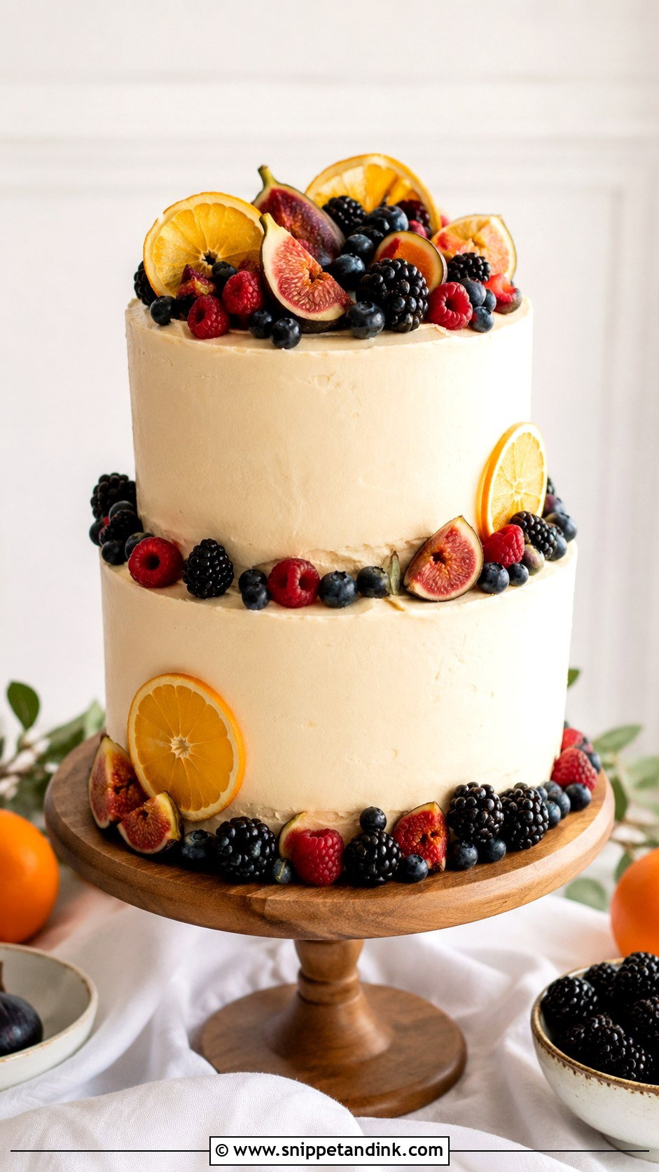 Fruit Wedding Cake - Snippet and Ink - 25 Wedding Cakes No Flowers