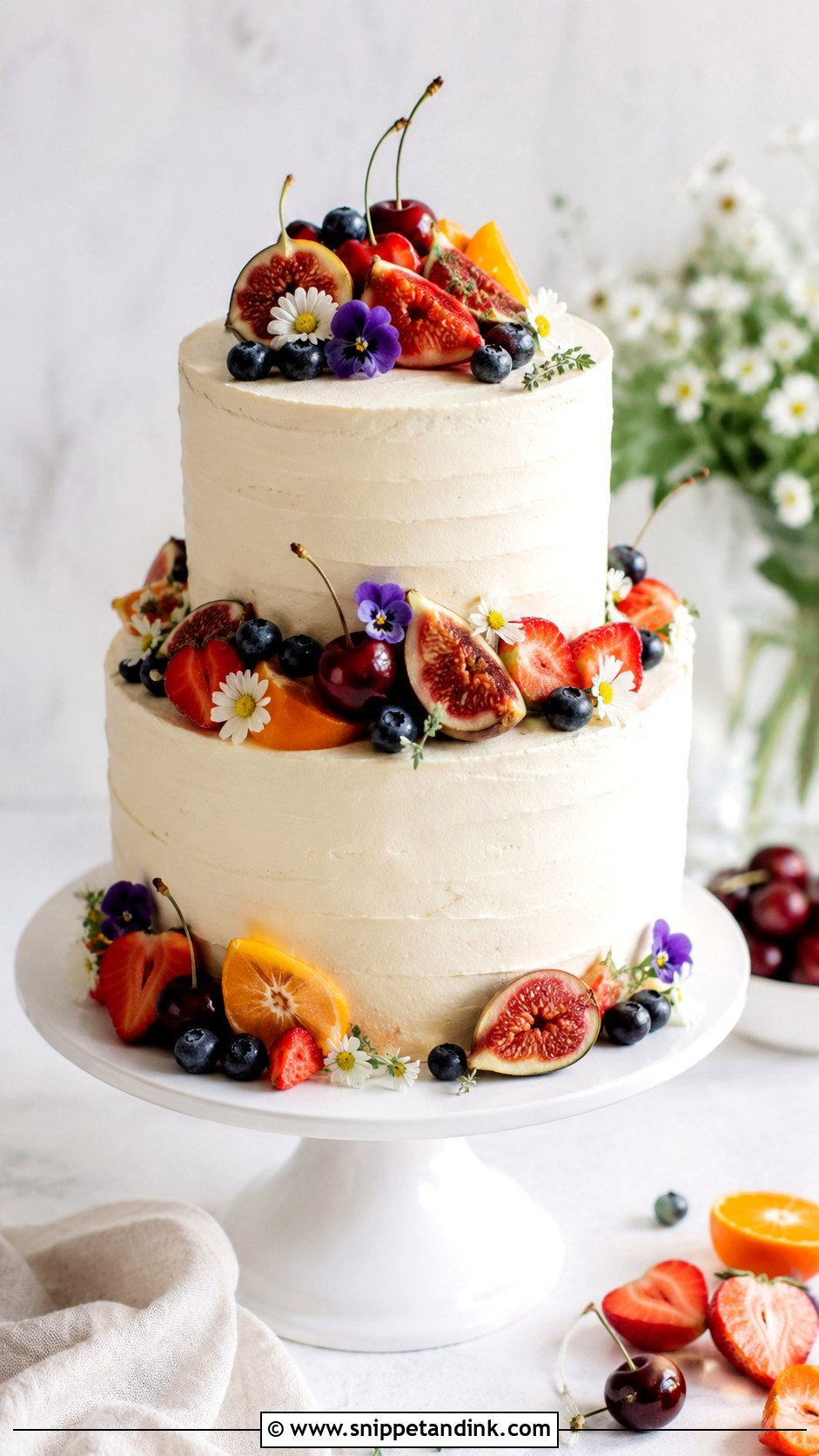 Fruit Wedding Cake - Snippet and Ink - 20 Different Cake Ideas for Wedding