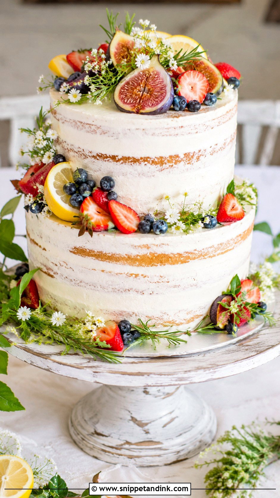 Fruit Wedding Cake - Snippet and Ink - 20 Easy Wedding Cake Designs