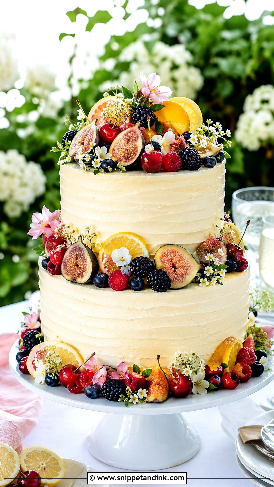 Fruit Wedding Cake - Snippet and Ink - 20 Fancy Wedding Cakes