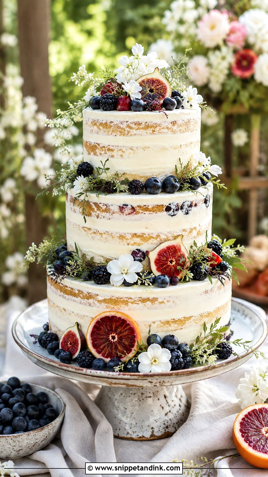Fruit Wedding Cake - Snippet and Ink - 20 Most Beautiful Wedding Cakes