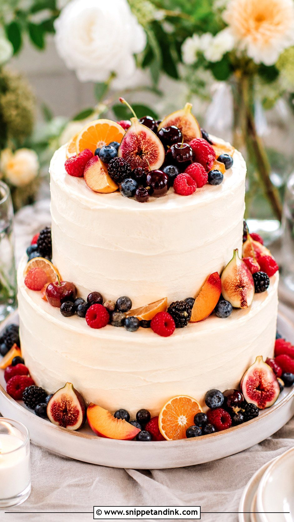Fruit Wedding Cake Photography - Snippet and Ink - 20 Cake Photography Ideas for Wedding