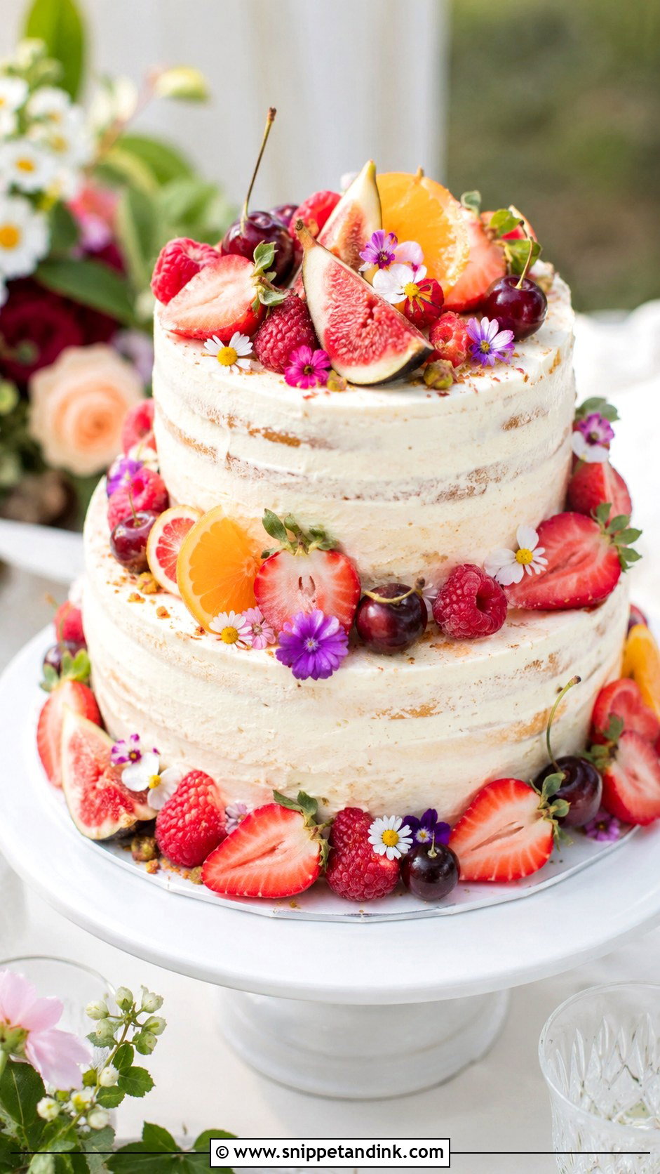 Fruit Wedding Cake - Snippet and Ink - 20 Beautiful Wedding Cakes