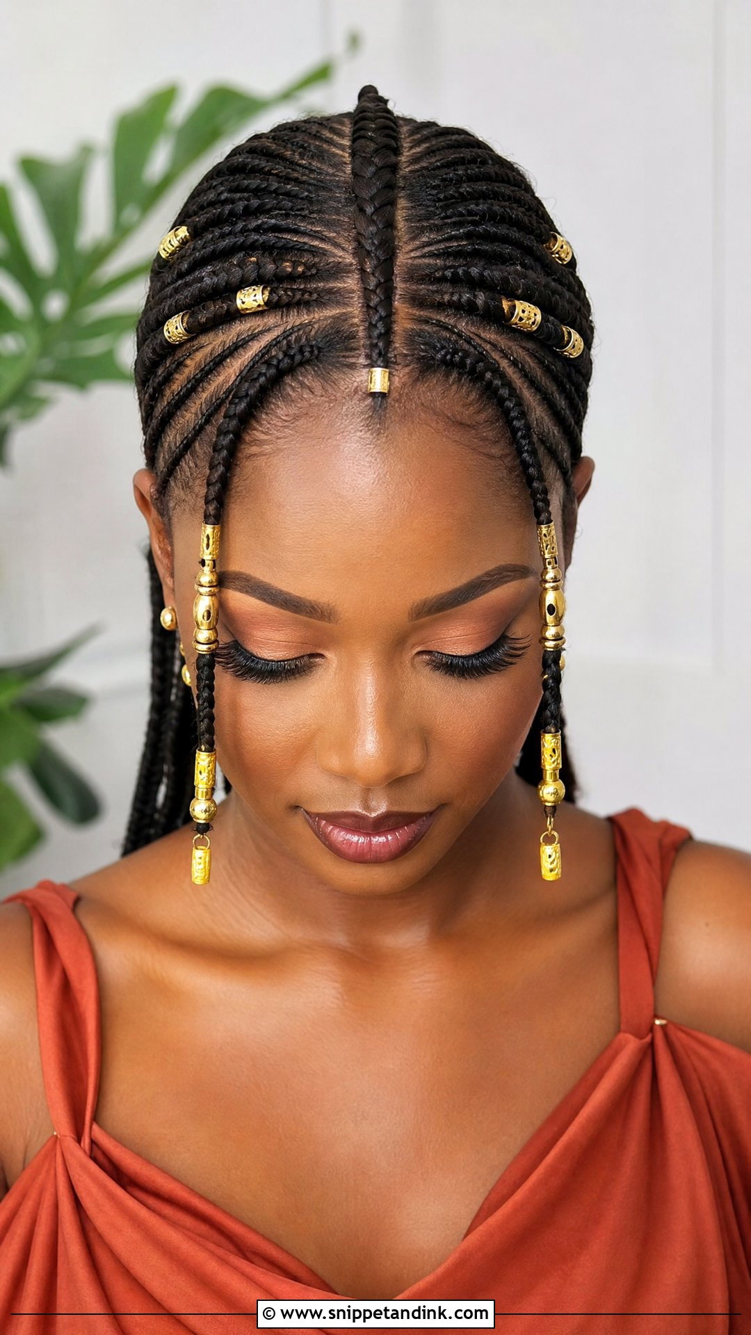 Fulani Braids - Snippet and Ink - 20 Natural Hairstyles for Wedding Guest