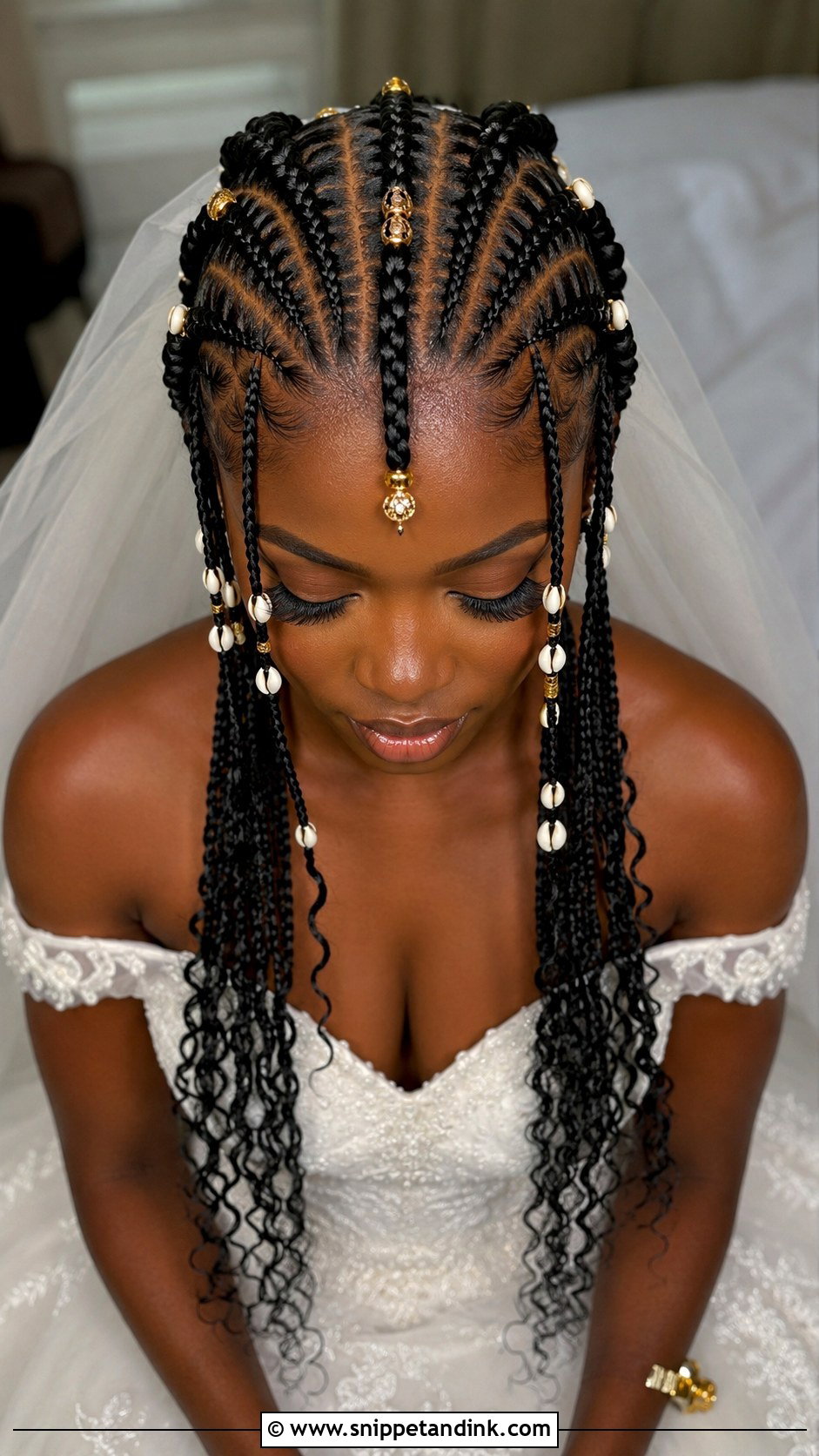 Fulani Braids Bridal Style - Snippet and Ink - 25 Bridal Hairstyles Black Women