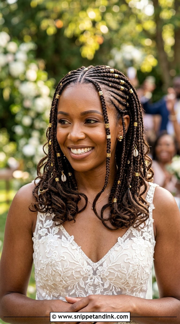 Fulani Braids for Wedding Day - Snippet and Ink - 20 Braids for Wedding Hair Black Women