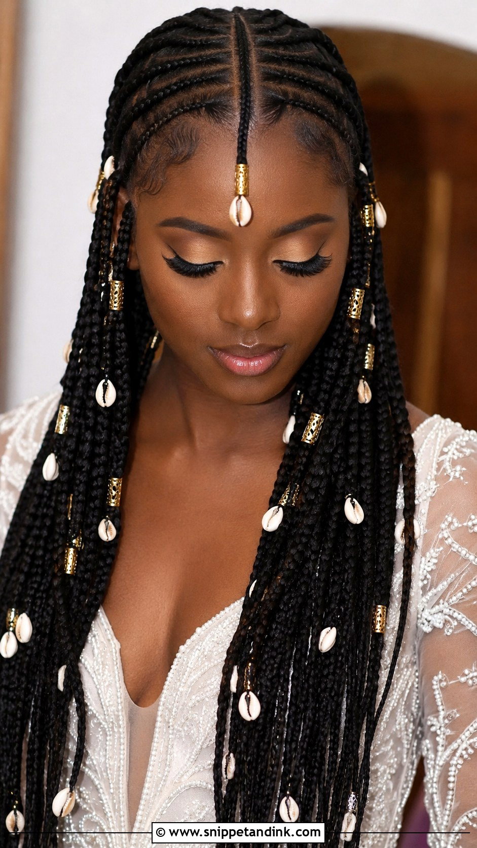 Fulani Braids for Wedding Day - Snippet and Ink - 20 Bride Hairstyles for Black Women