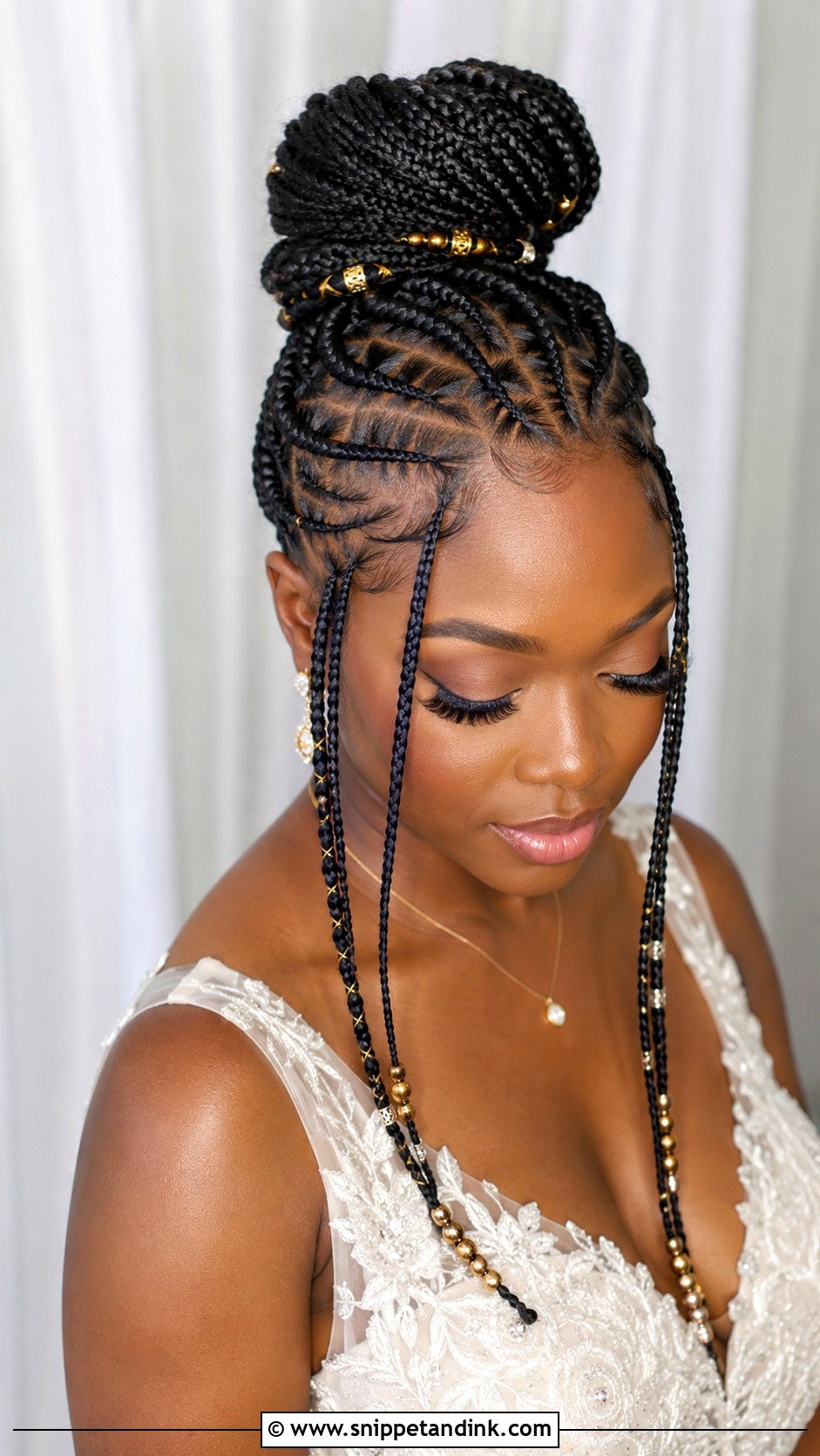 Fulani Braids for Wedding Day - Snippet and Ink - 25 Bridal Hair Styles for Black Women