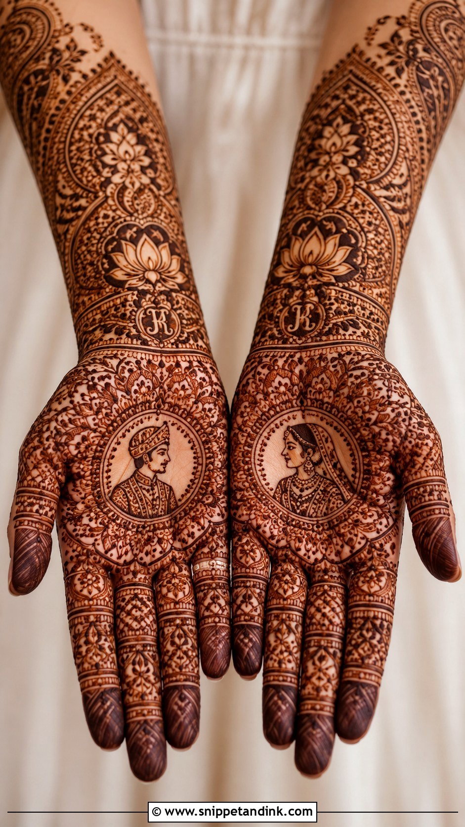 Full Arm Bridal Mehndi Design - Snippet and Ink - 35 Unique Bridal Mehndi Designs