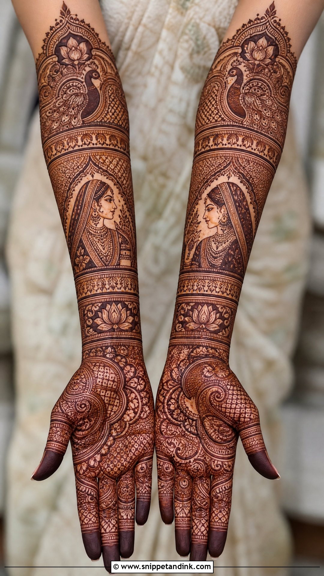 Full Arm Mehndi Design - Snippet and Ink - 35 Mehndi Design Photos Ideas
