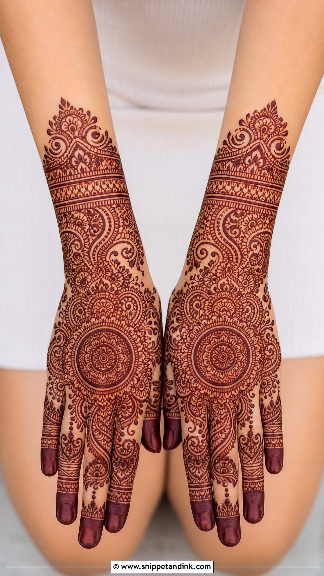 Full Back Hand Bridal Mehndi Design - Snippet and Ink - 25 Bridal Mehndi Designs Back Hands