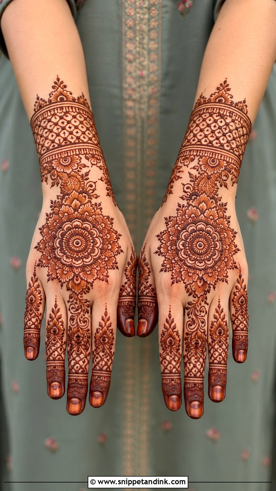 Full Back Hand Mehndi Design - Snippet and Ink - 35 Mehndi Designs for Hands