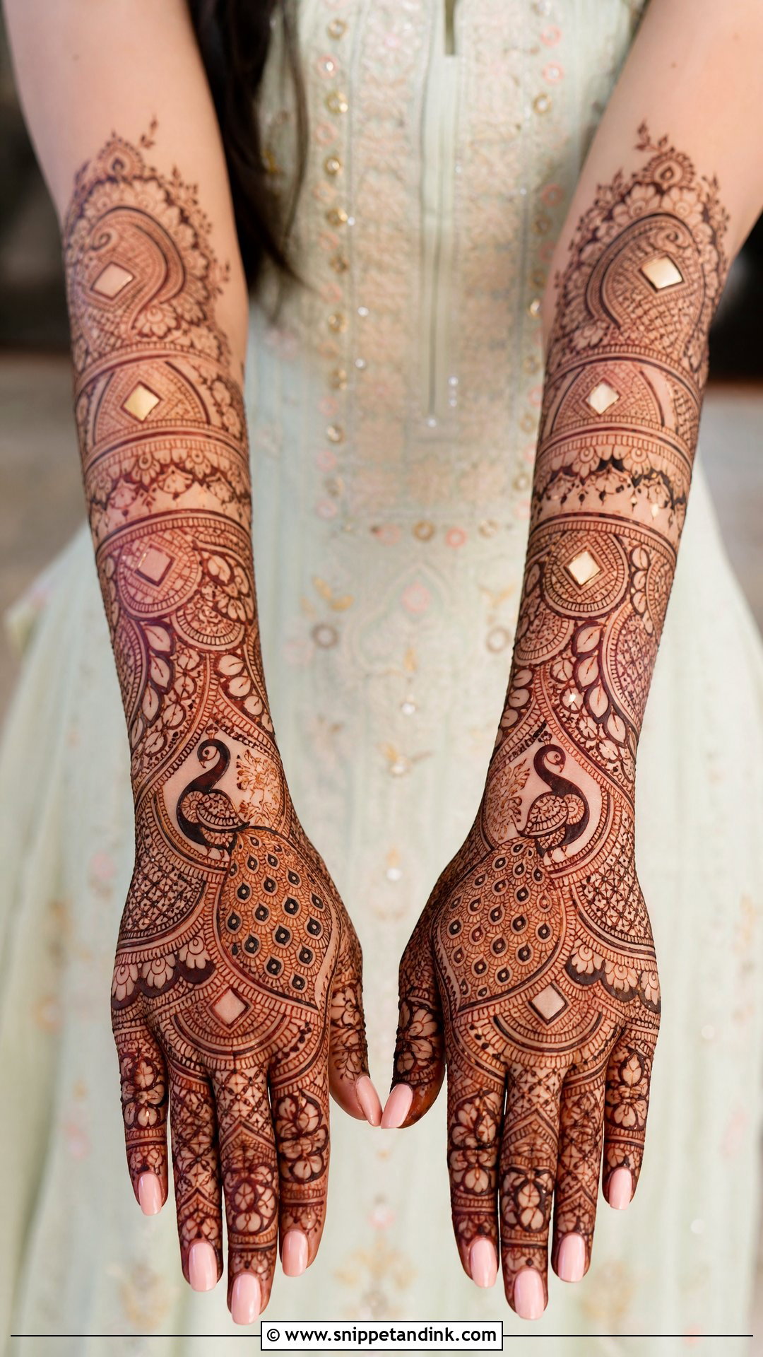 Full Back Hand Rajasthani Mehndi Design - Snippet and Ink - 30 Full Back Hand Mehndi Designs
