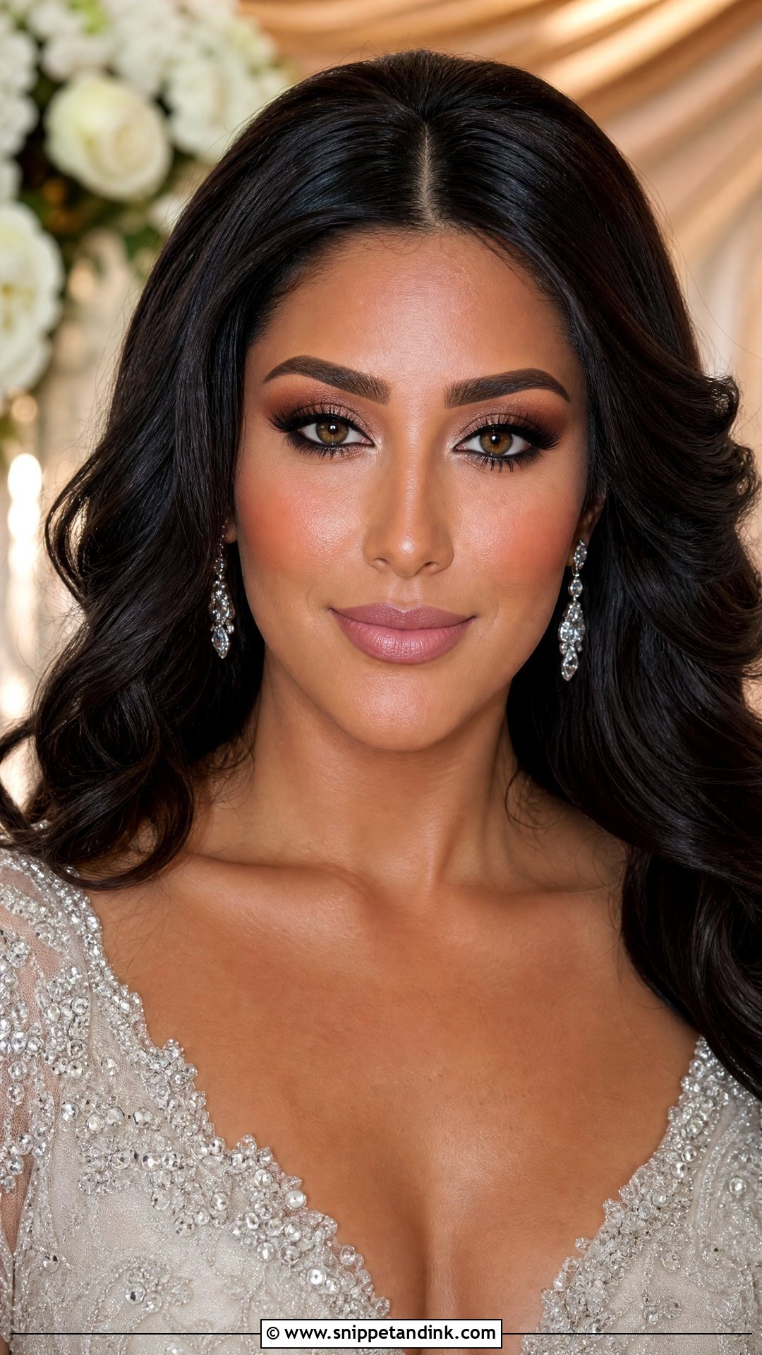 Full Coverage Bridal Makeup For Hazel Eyes Brunette - Snippet and Ink - 20 Bridal Makeup for Hazel Eyes Brunette