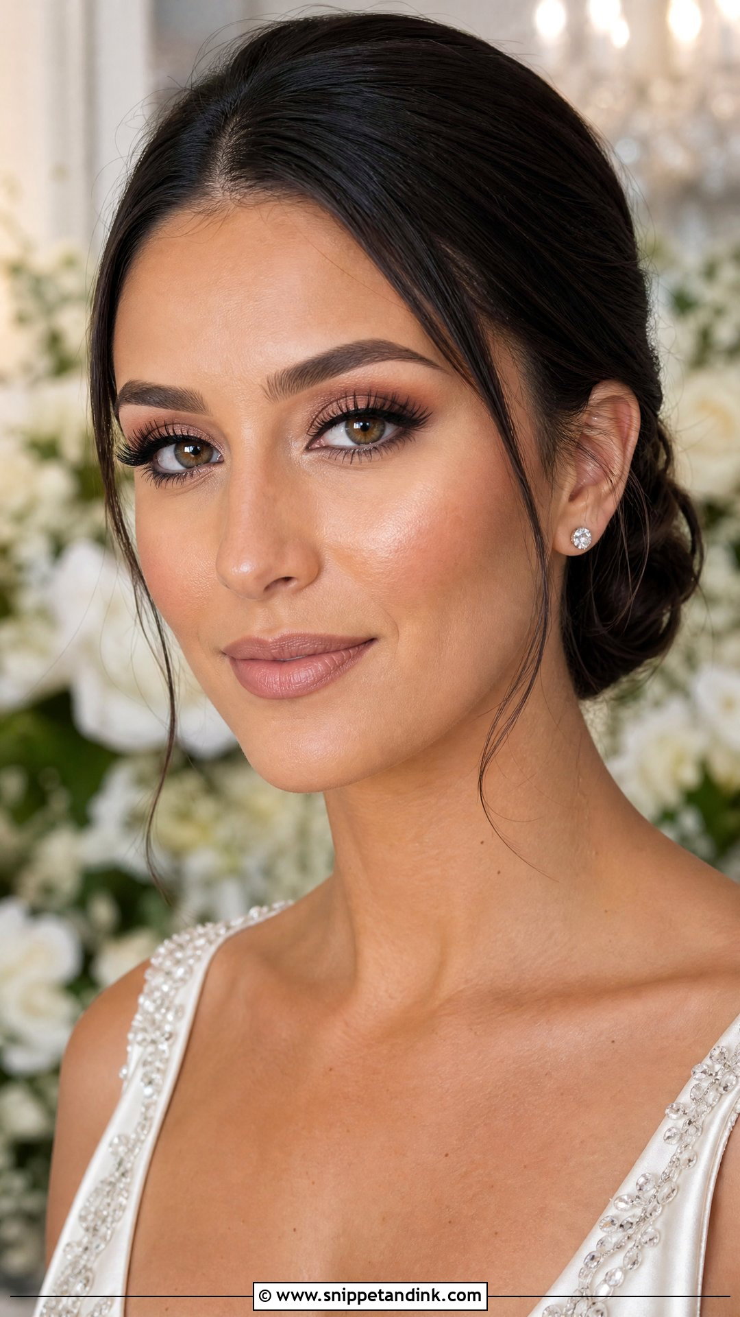 Full Coverage Nude Wedding Makeup - Snippet and Ink - 20 Nude Makeup for Wedding Ideas