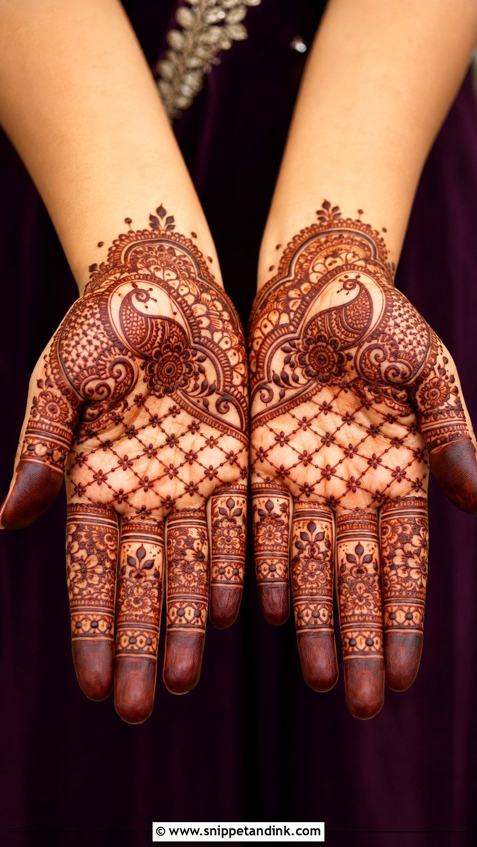 Full Finger Mehndi Design - Snippet and Ink - 35 Finger Mehndi Design Ideas
