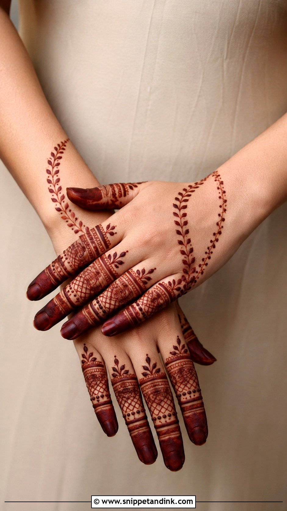 Full Finger Mehndi Design - Snippet and Ink - 35 New Style Mehndi Design Ideas