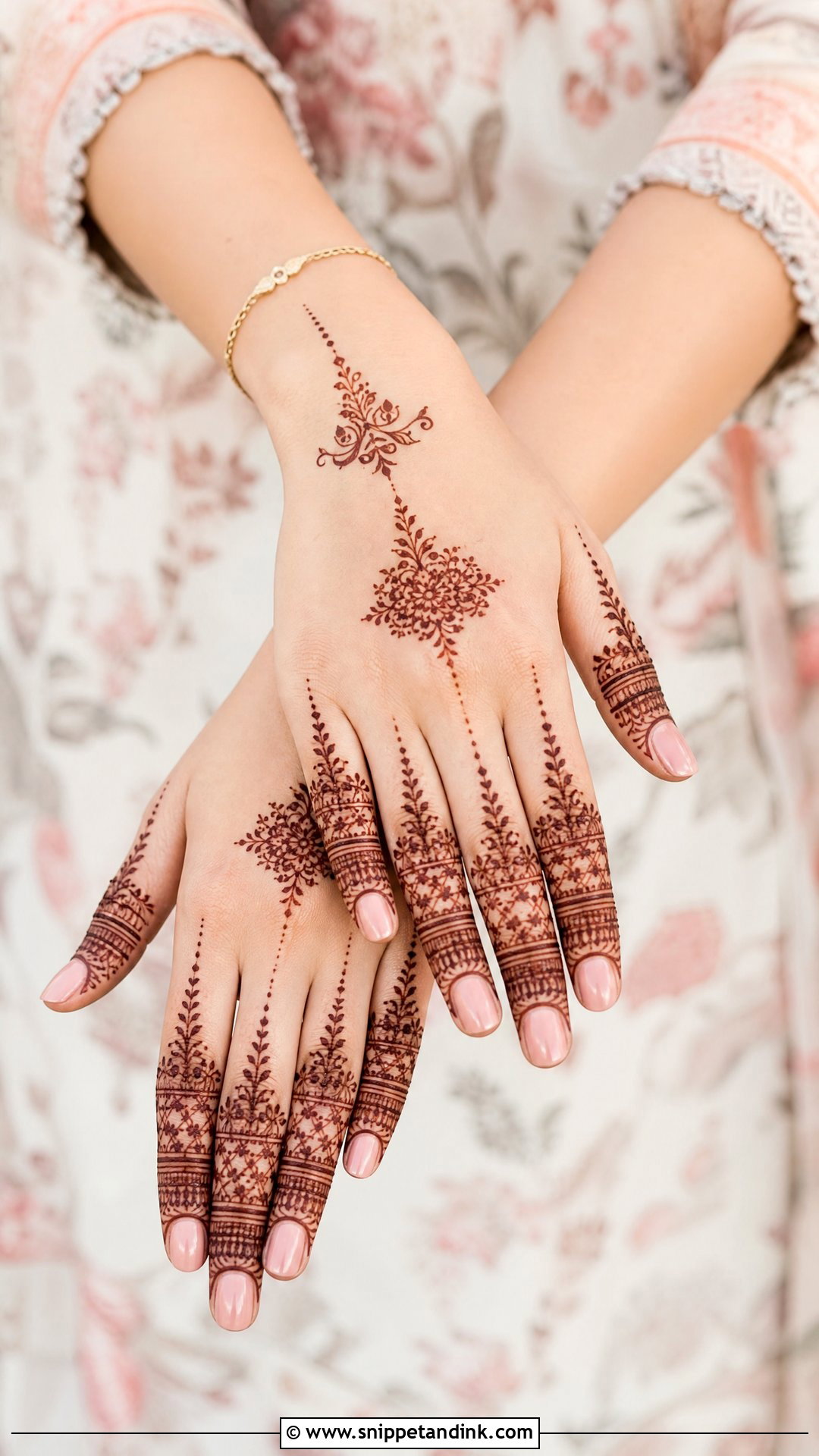 Full Finger Mehndi Design For Back Hand - Snippet and Ink - 25 Mehndi New Design Ideas