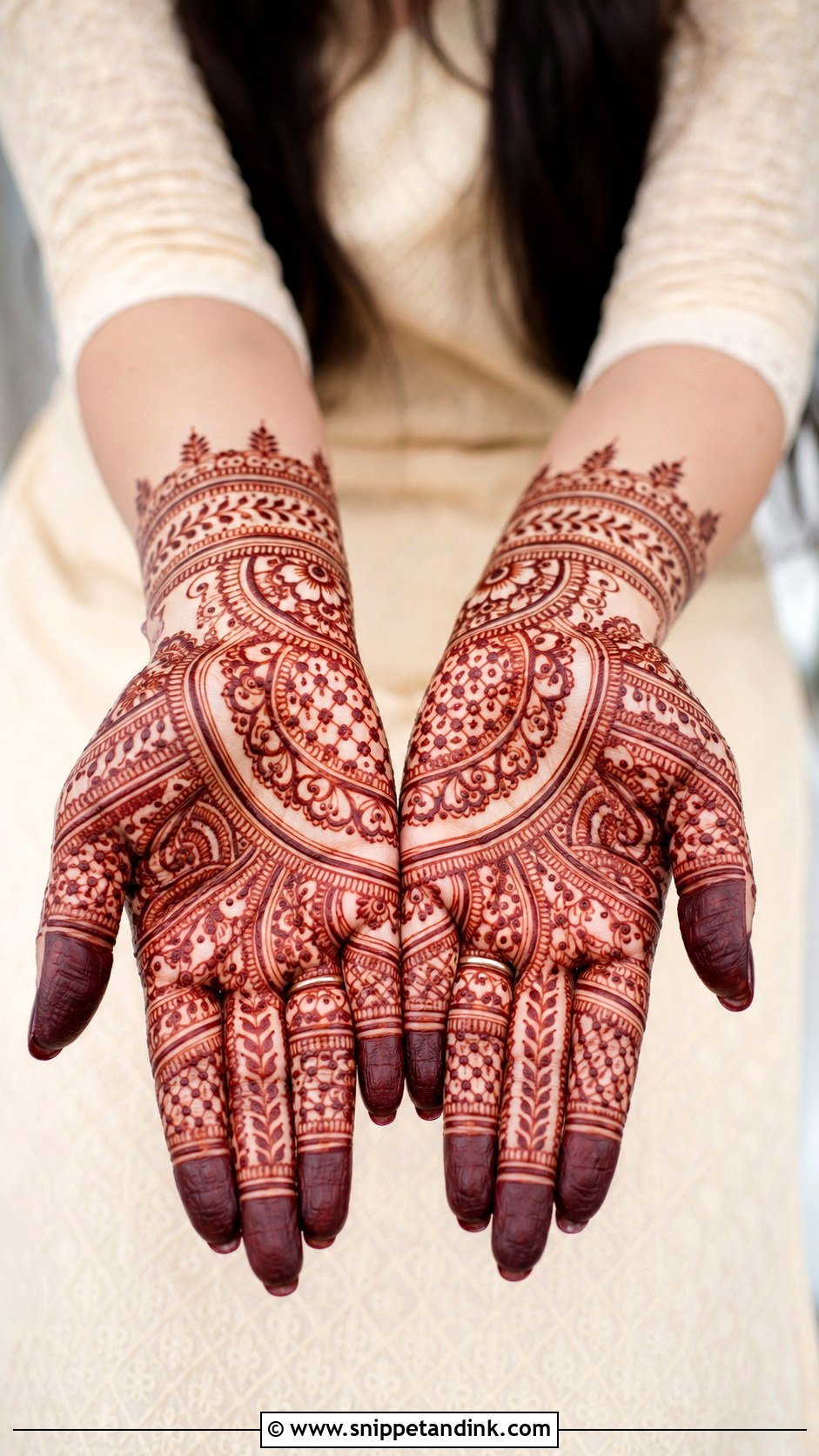 Full Fingers Mehndi Design - Snippet and Ink - 35 Fingers Mehndi Design Ideas