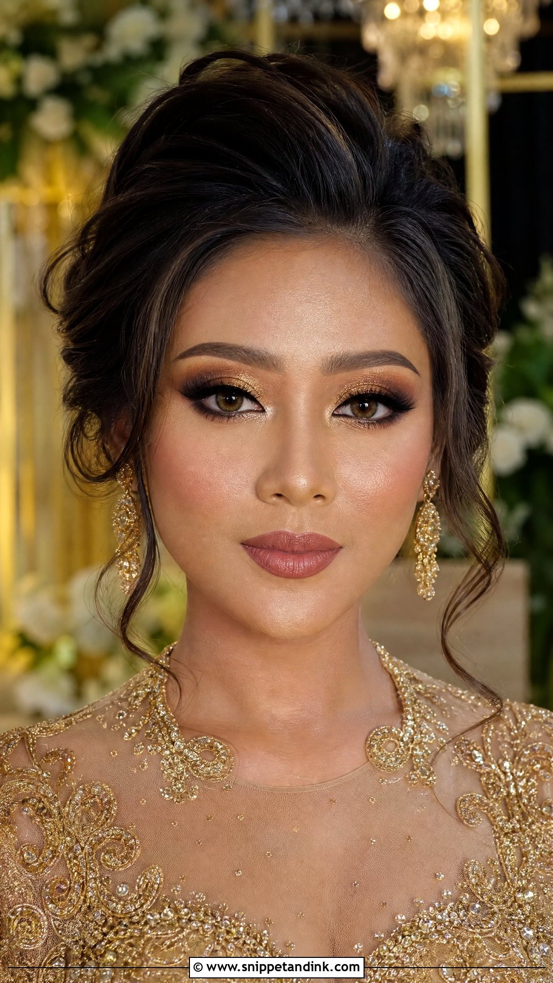 Full Glam Asian Bridal Makeup - Snippet and Ink - 25 Bridal Makeup Asian Brides
