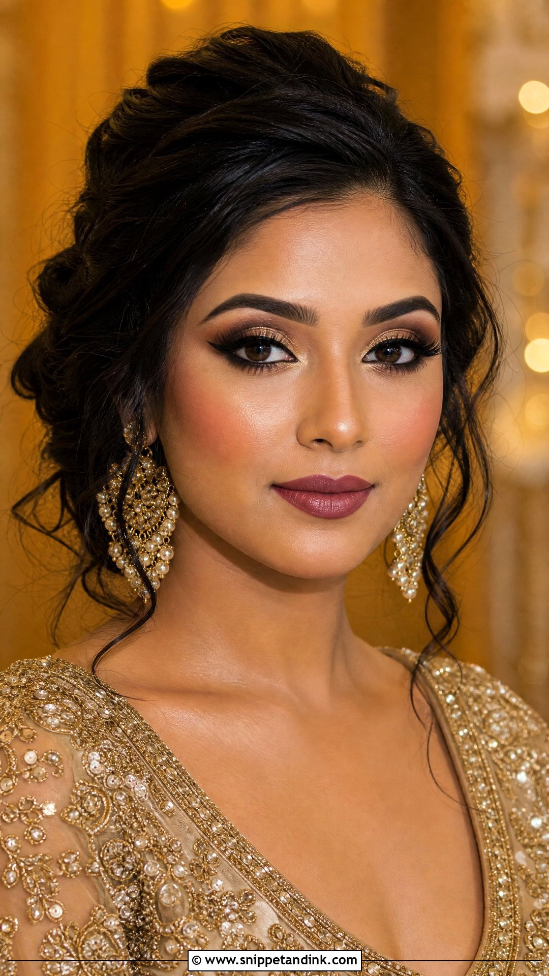 Full Glam Asian Wedding Guest Makeup - Snippet and Ink - 20 Asian Wedding Guest Makeup Ideas