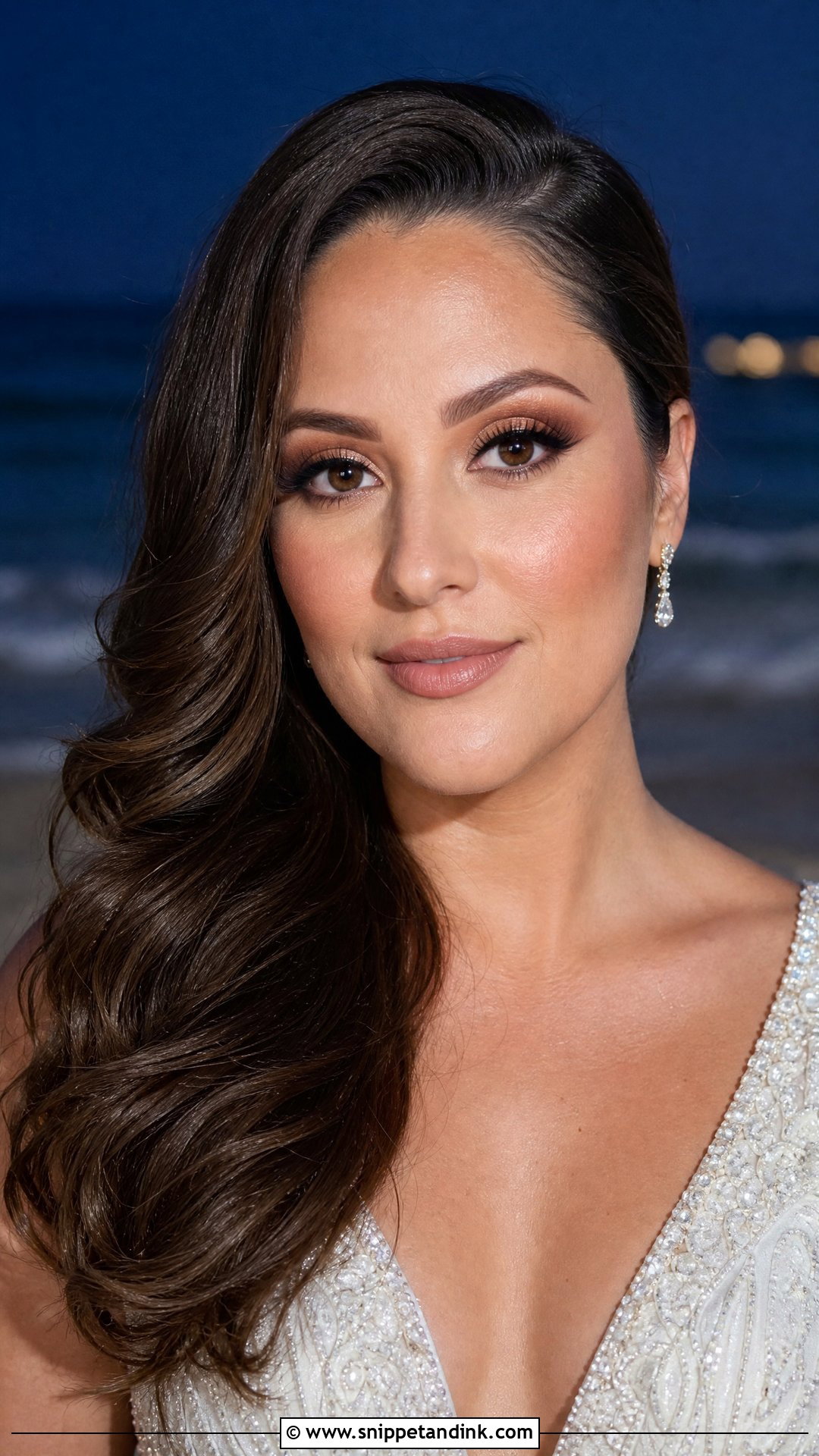 Full Glam Beach Wedding Makeup For Brown Eyes - Snippet and Ink - 20 Beach Wedding Makeup for Brown Eyes