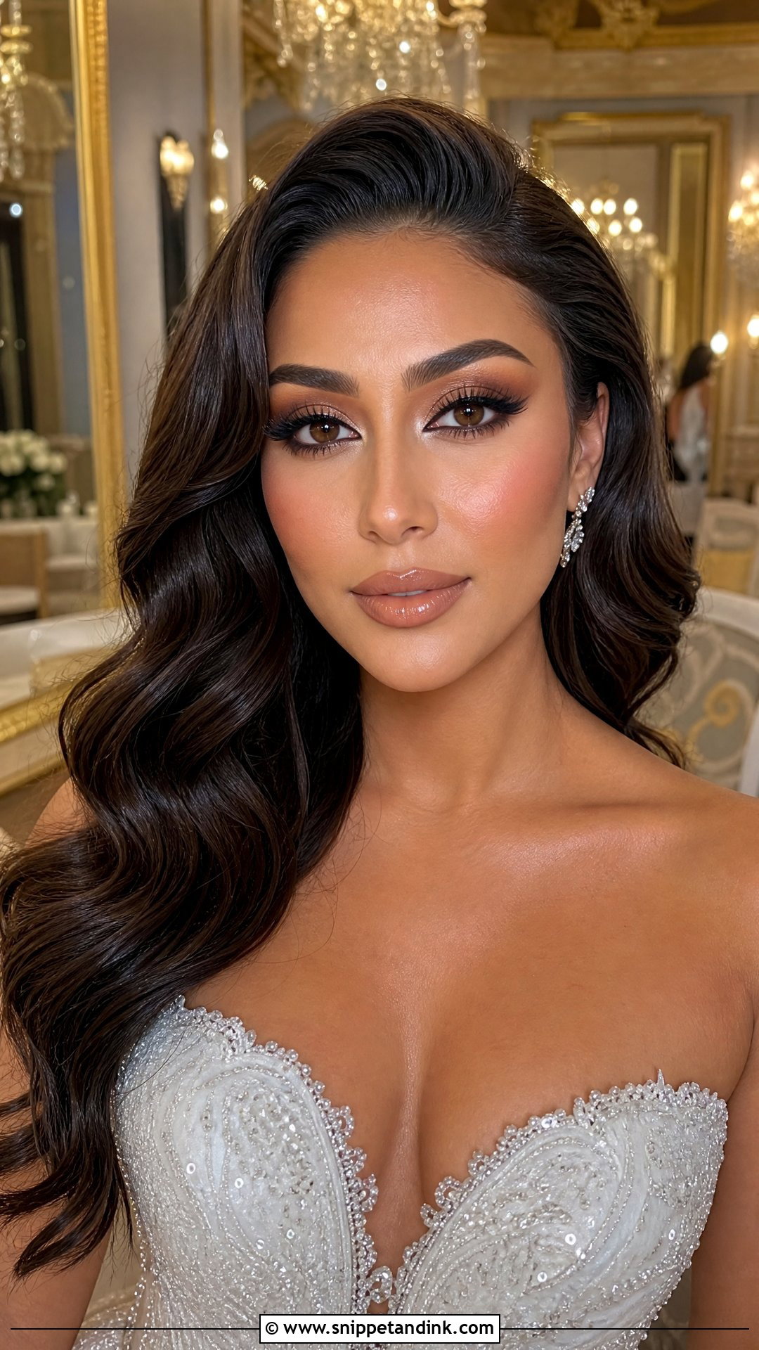 Full Glam Bridal Makeup - Snippet and Ink - 20 Best Bridal Makeup Ideas