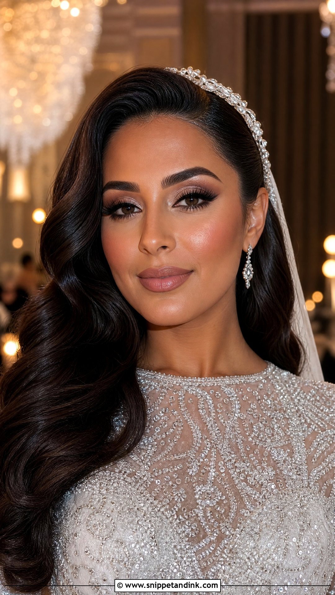 Full Glam Bridal Makeup - Snippet and Ink - 20 Elegant Bridal Makeup Ideas