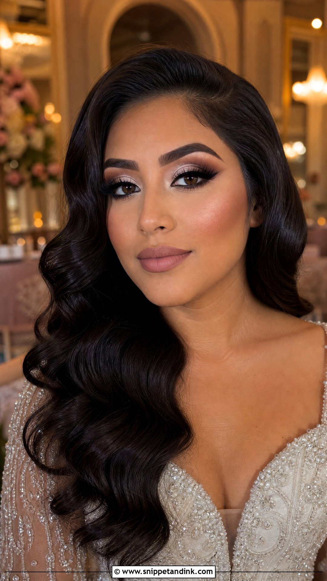 Full Glam Bridal Makeup - Snippet and Ink - 20 Makeup for Brides Wedding Day Ideas