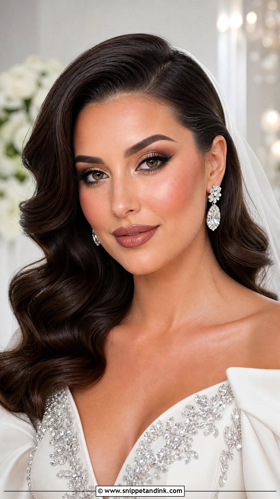 Full Glam Bridal Makeup - Snippet and Ink - 20 Makeup Looks for Wedding Bride