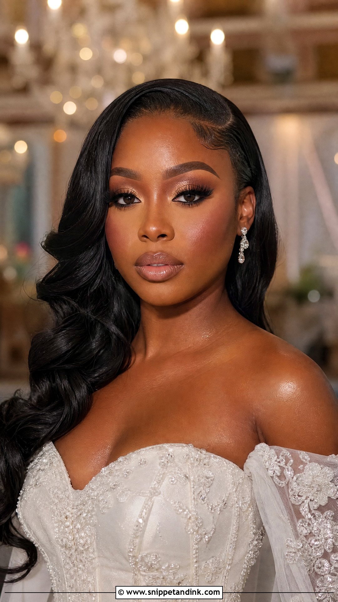 Full Glam Bridal Makeup - Snippet and Ink - 20 Modern Bridal Makeup Ideas