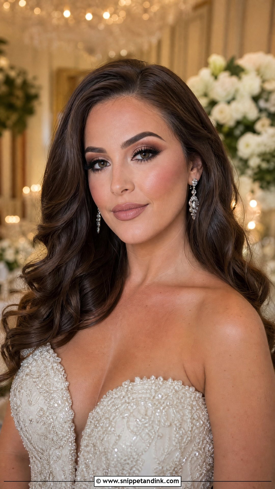 Full Glam Bridal Makeup - Snippet and Ink - 20 Self Bridal Makeup Ideas