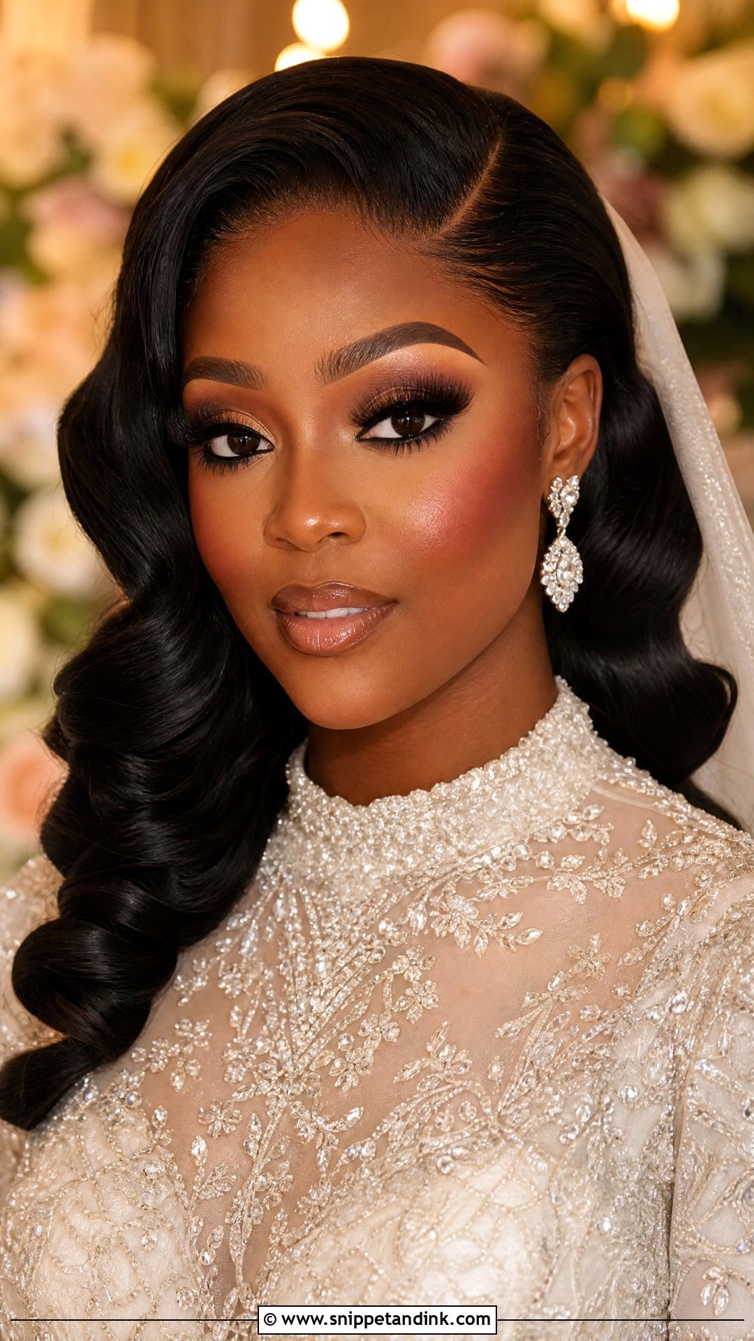 Full Glam Bridal Makeup - Snippet and Ink - 20 Wedding Bride Makeup Looks