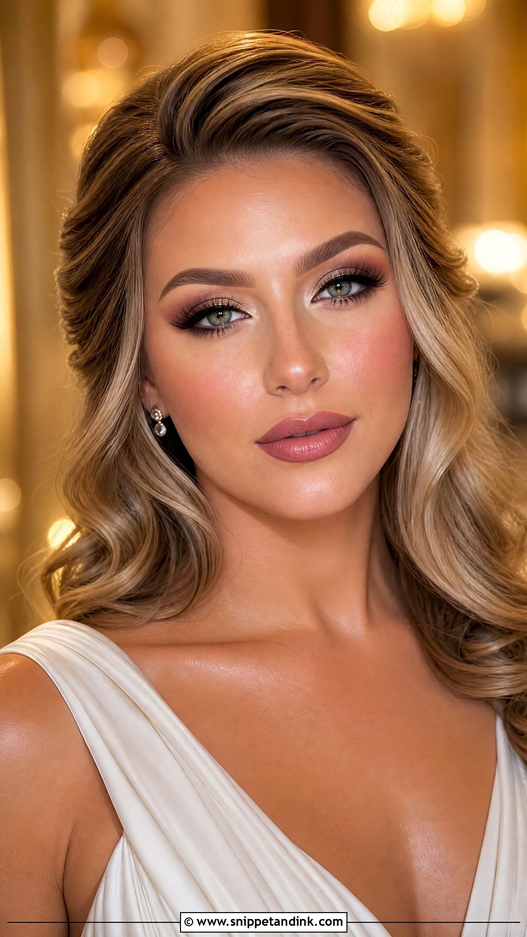 Full Glam Bridal Makeup - Snippet and Ink - 20 Wedding Makeup Inspo Brides
