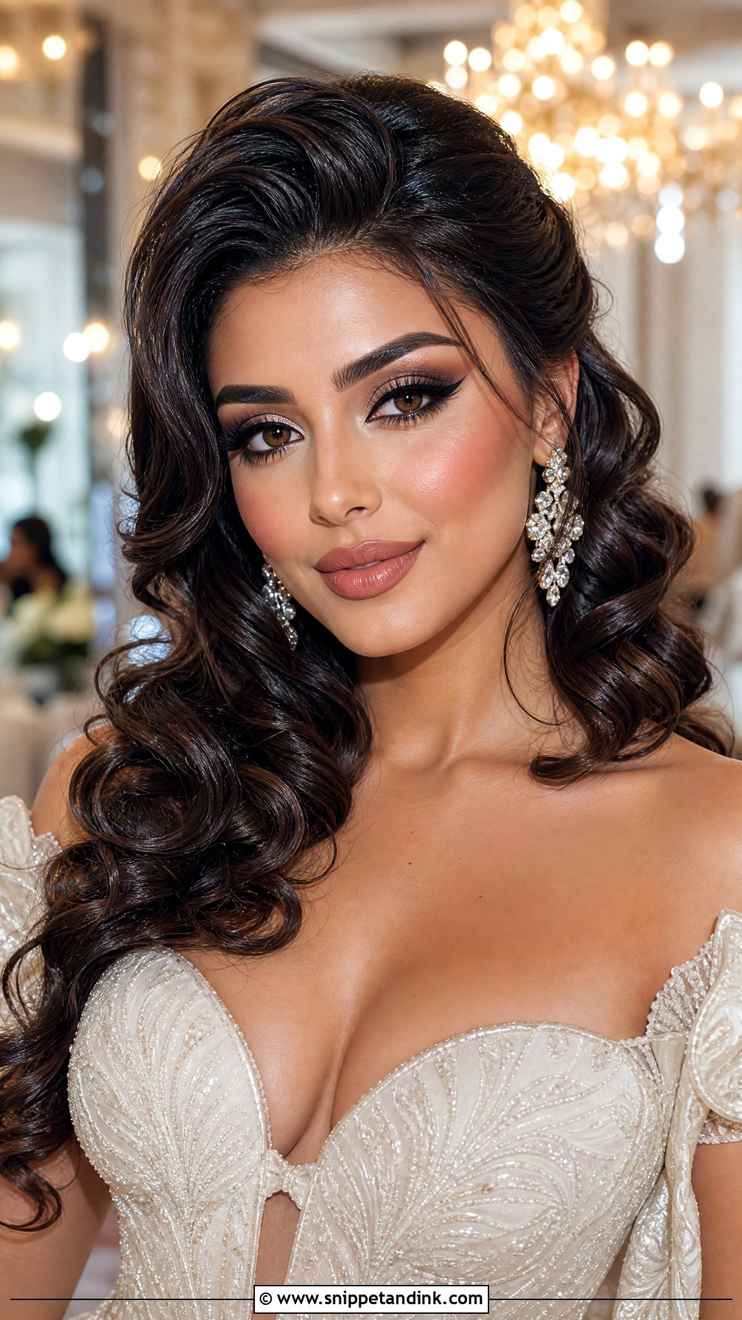 Full Glam Bridal Makeup - Snippet and Ink - 25 Latest Bridal Makeup Ideas
