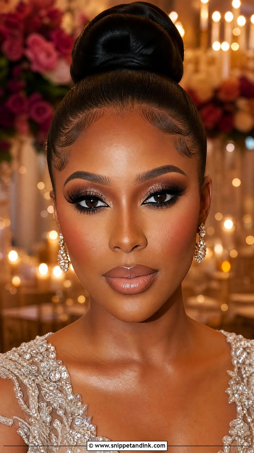 Full Glam Bridal Makeup - Snippet and Ink - 25 Makeup for Wedding for Bride Ideas