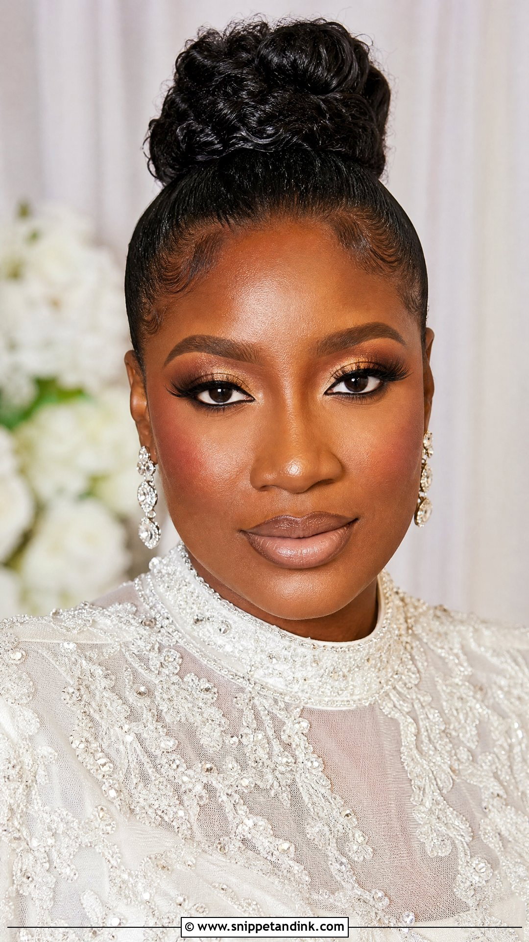 Full Glam Bridal Makeup - Snippet and Ink - 20 Classy Bridal Makeup Ideas