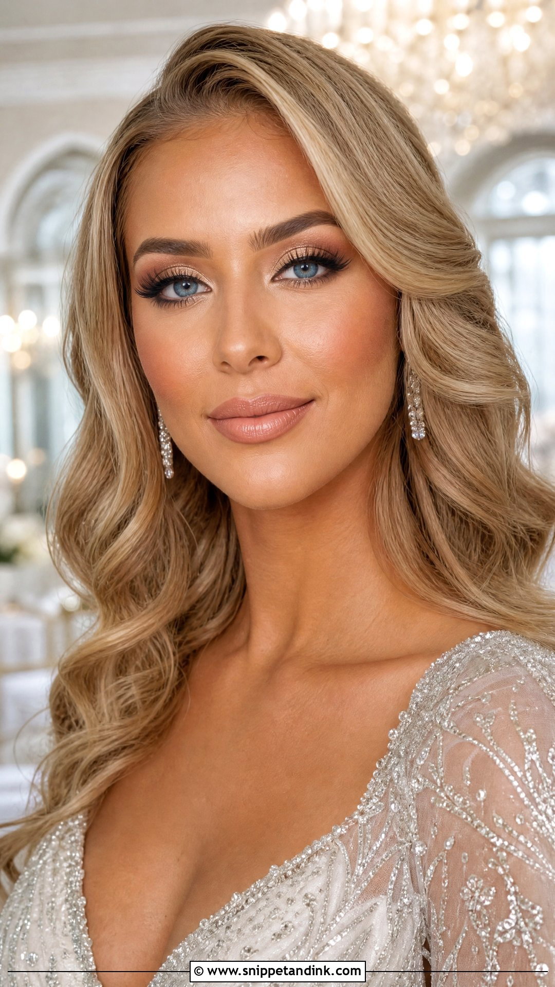 Full Glam Bridal Makeup For Blondes Blue Eyes - Snippet and Ink - 20 Bridal Makeup for Blondes Blue Eyes