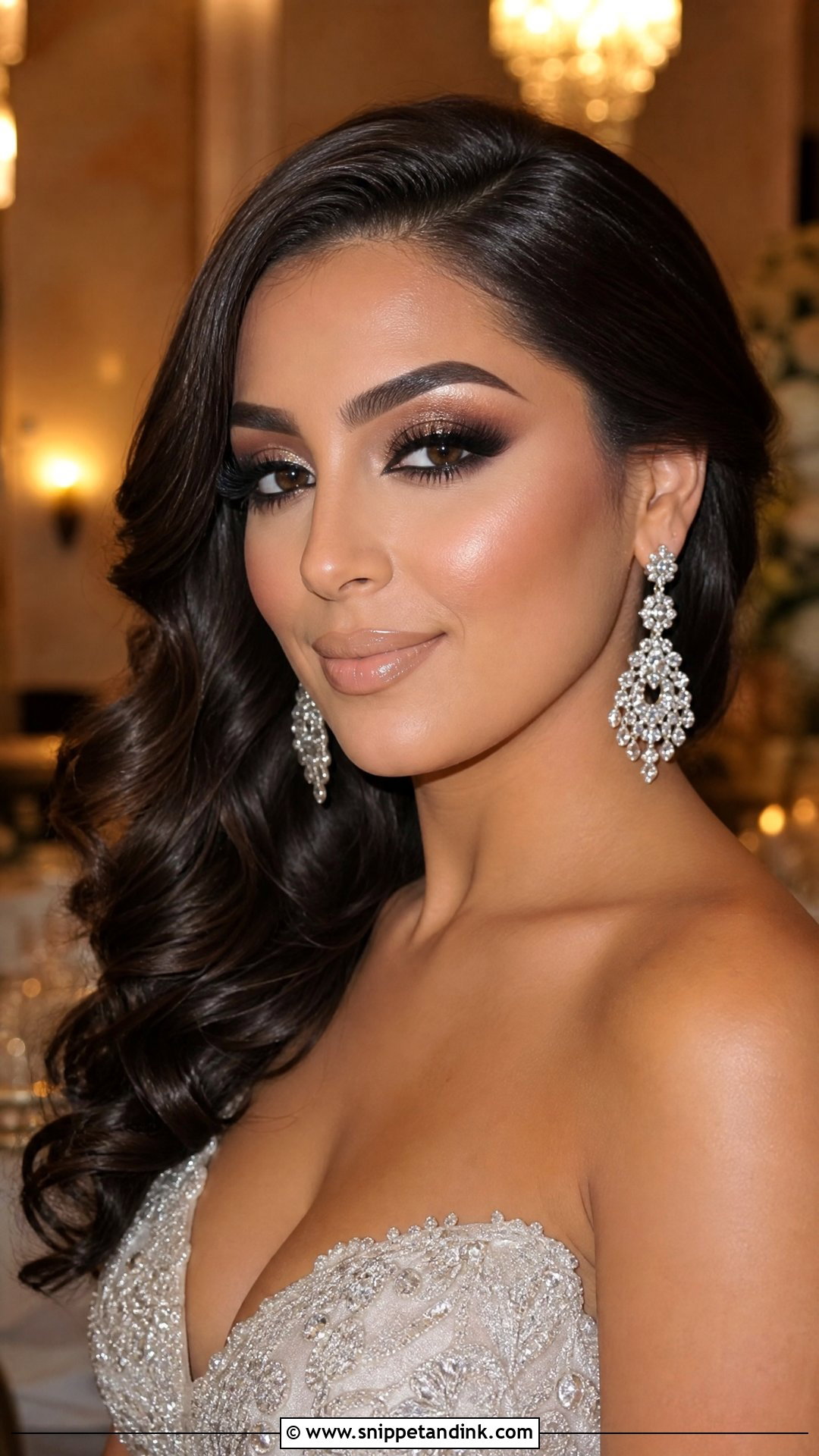 Full Glam Bridal Makeup For Blue Eyes - Snippet and Ink - 20 Bridal Glam Makeup for Blue Eyes